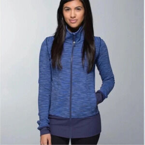 Lululemon Nice Asana Wee Are From Space Cadet Blue Athletic Jacket 4